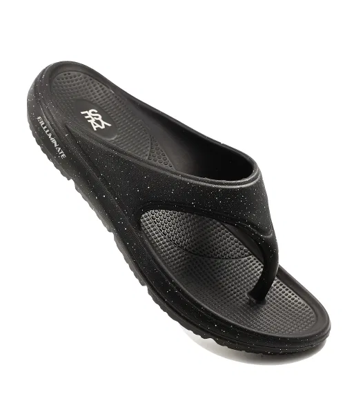 Унисекс шлёпанцы F.ILLUMINATE Dipping Flip-Flops чёрные