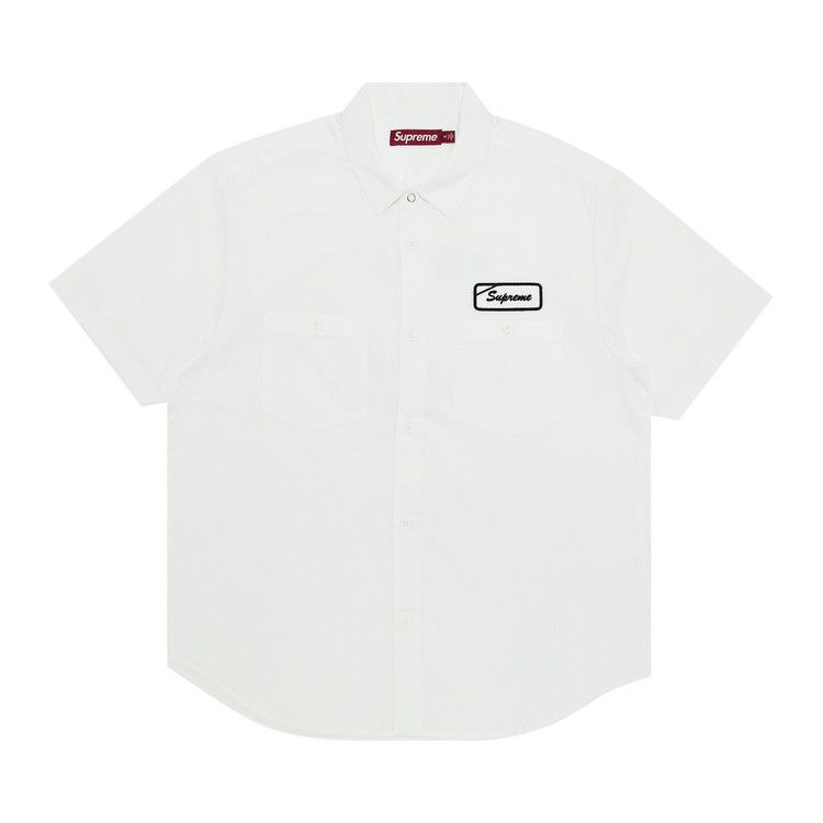 

Рубашка Supreme Bitch Short-Sleeve Work Shirt, White
