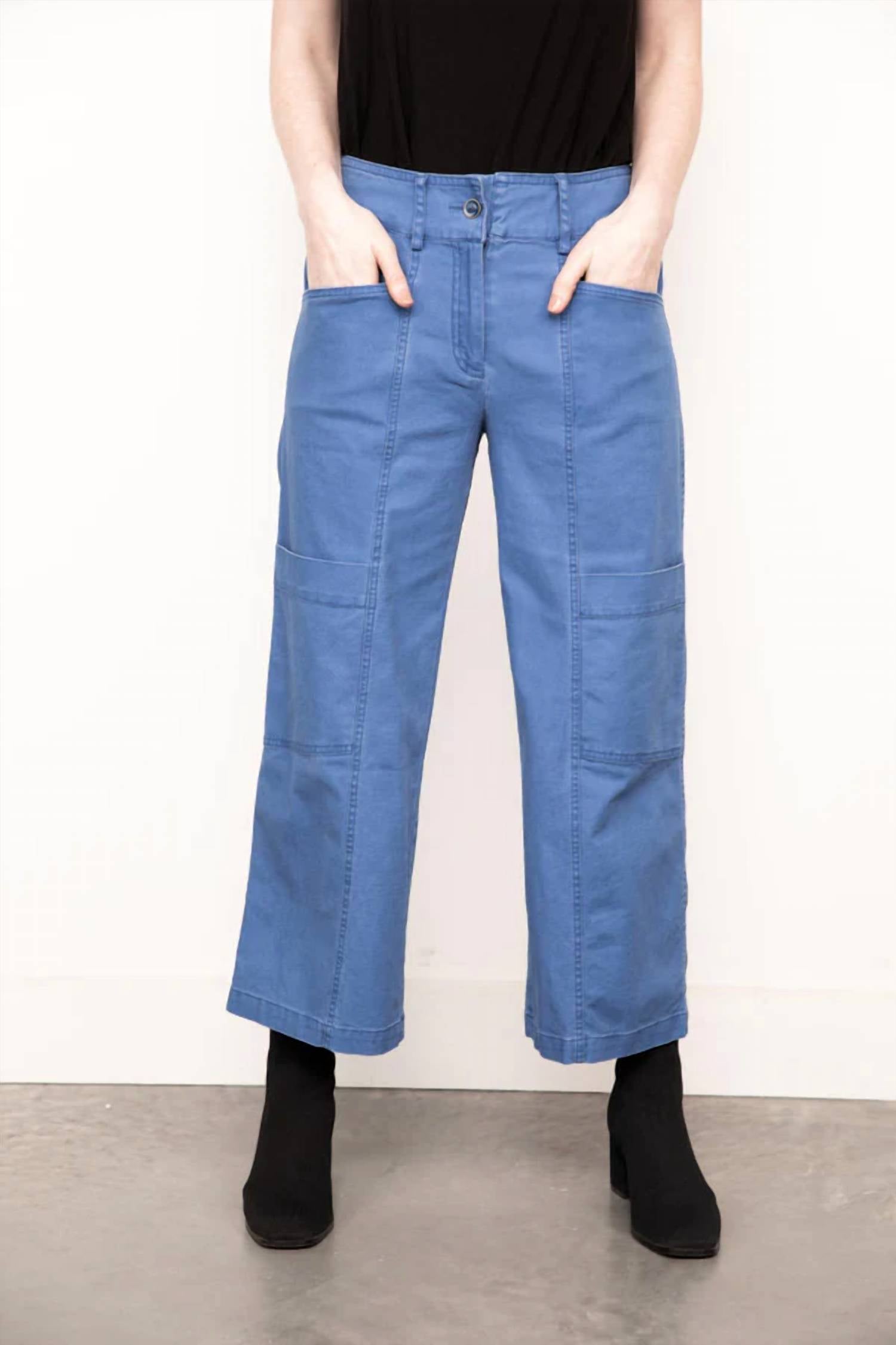 

Канвас флад брюки в дениме Habitat, Denim