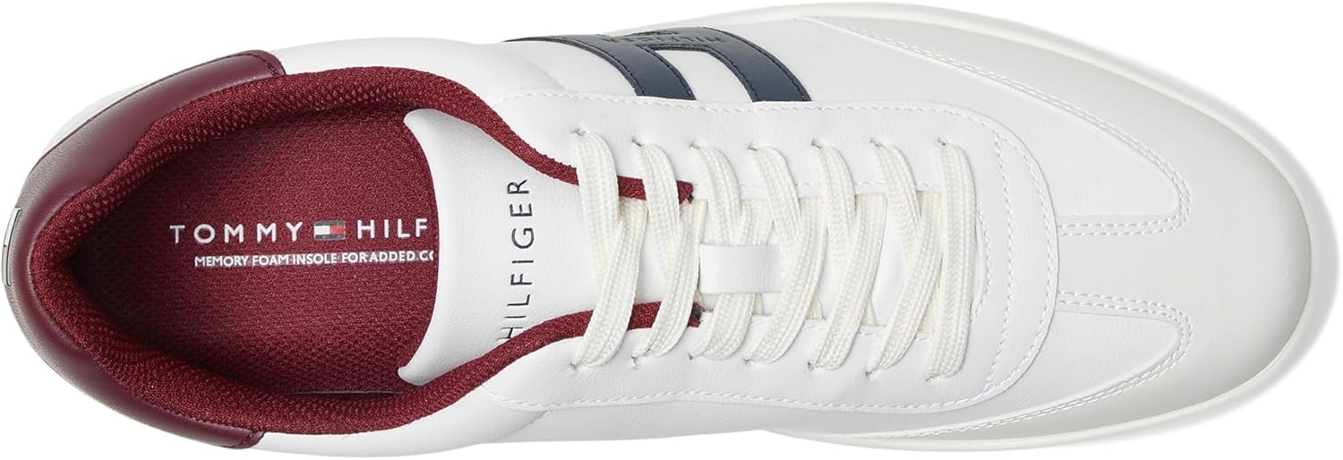 Tommy Hilfiger Мужские кроссовки Lerge, Cream/Navy/Rouge Red — фото 2