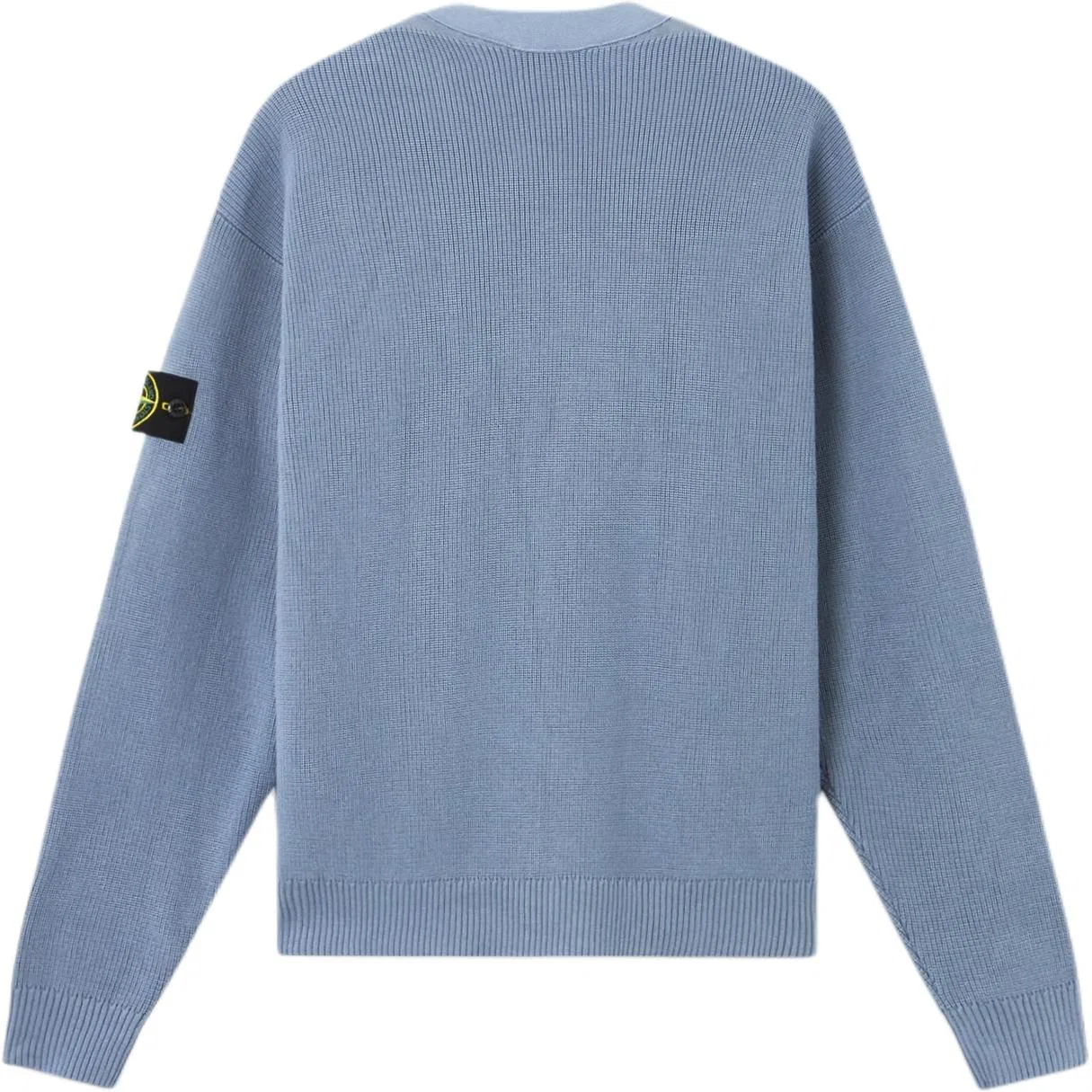 Кардиган с V-образным вырезом и логотипом Stone Island Aviation Blue — фото 3