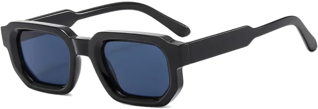 

Солнцезащитные очки с защитой UV400 | Синие прозрачные линзы, маленькая оправа | для женщин и мужчин, для занятий спортом на открытом воздухе и вождения DSVIGF, Black Black