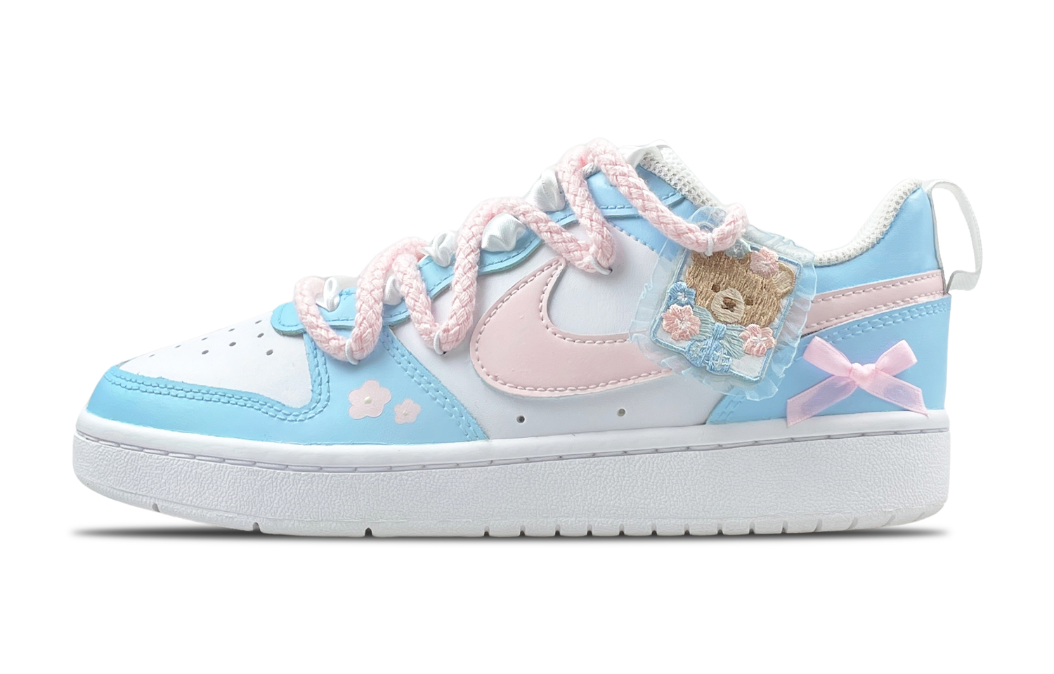 

Кроссовки для скейтбординга Court Borough Low Top Детские Синие Подростковые Nike