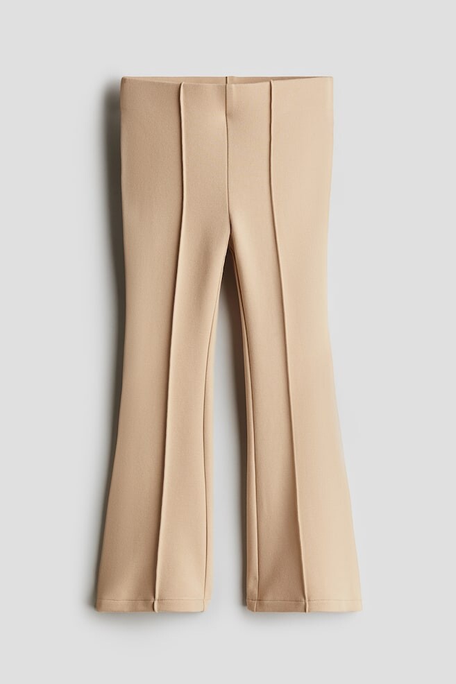 

Расклешенные леггинсы Ponte di Roma H&M, бежевый
