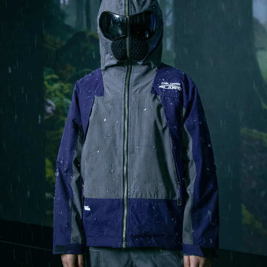 Детская куртка Storm Goggle из суплекса синяя от Children Of Planet
