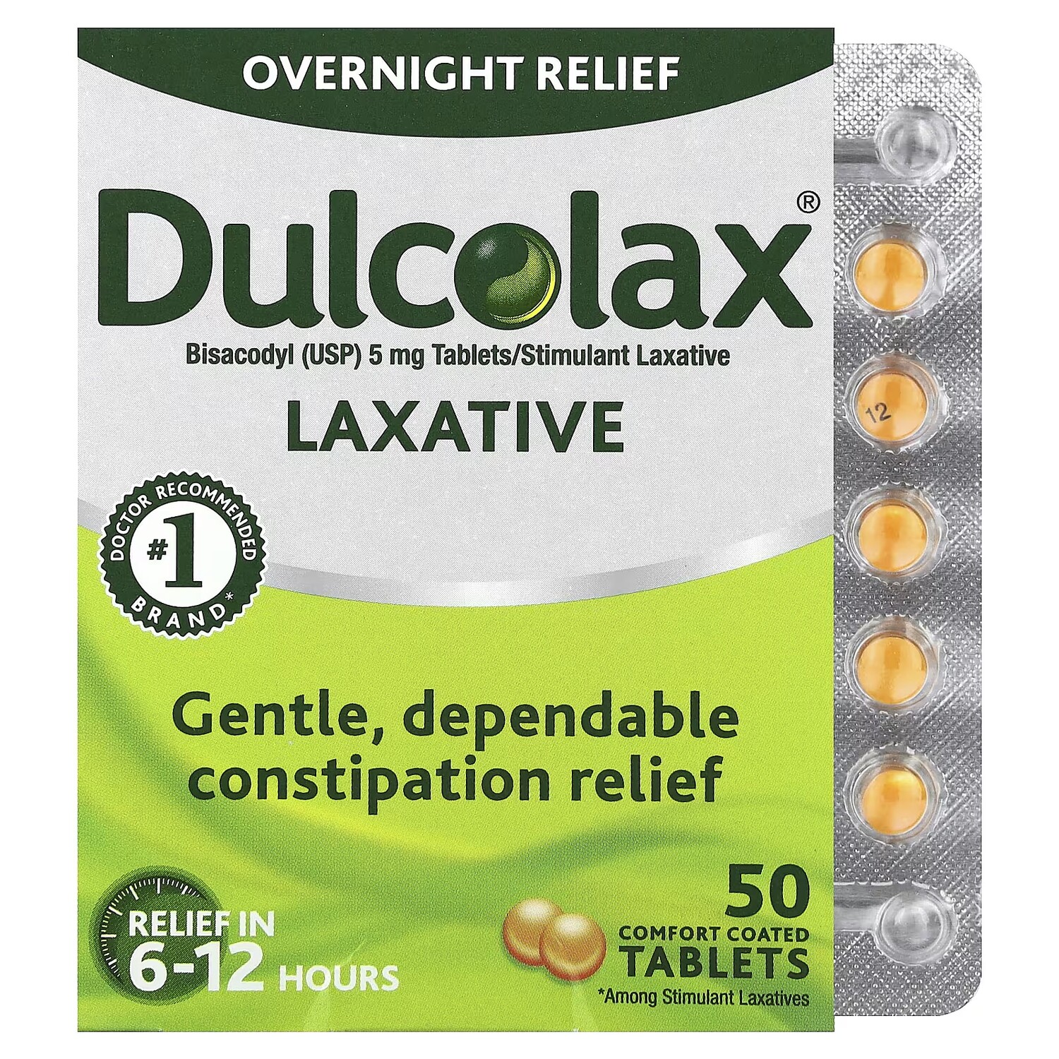 

Дульколакс слабительное Dulcolax Comfort, 50 таблеток