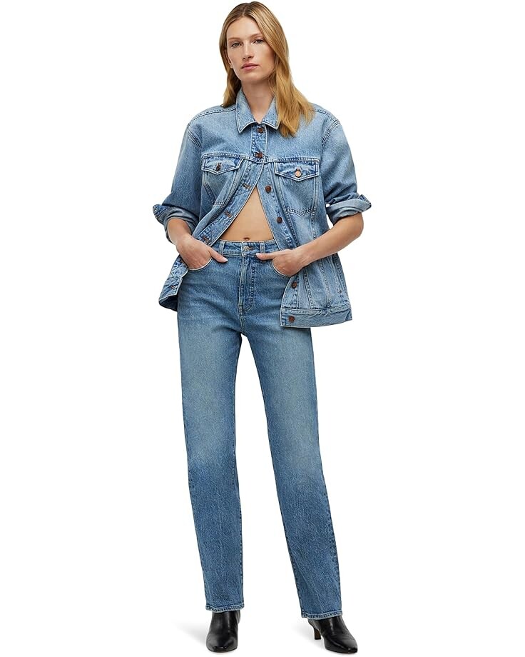 

Джинсы Madewell The 90's Straight Jeans in Rondell Wash, цвет Rondell Wash