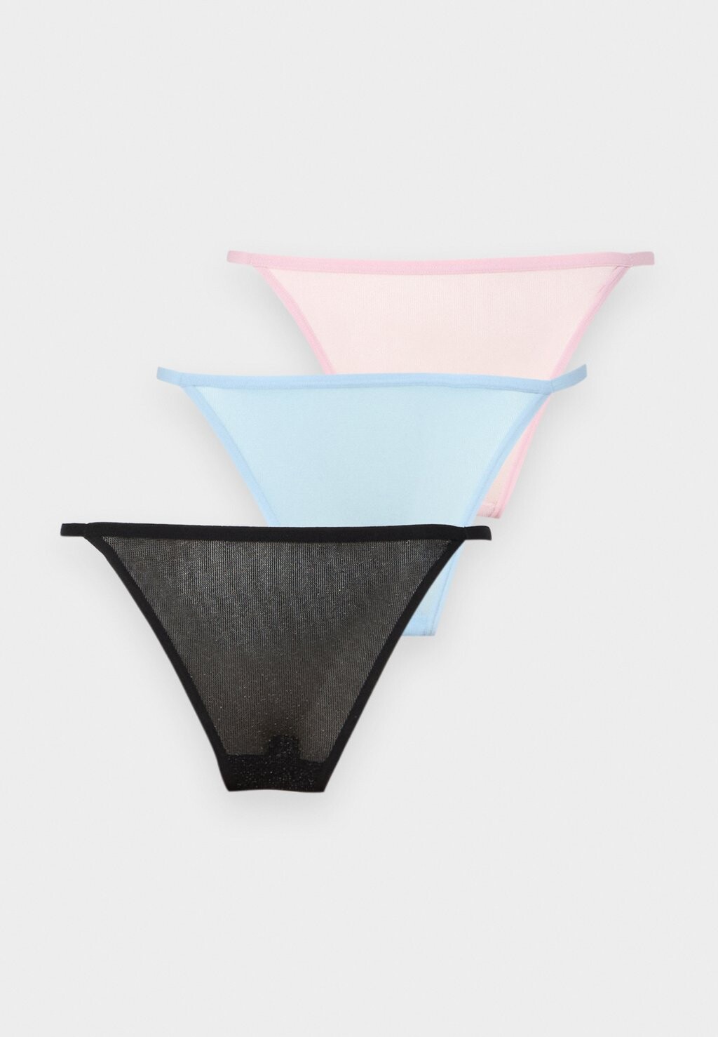 

Стринги GLITTER MESH THONG 3 PACK Even&Odd, светло-розовый
