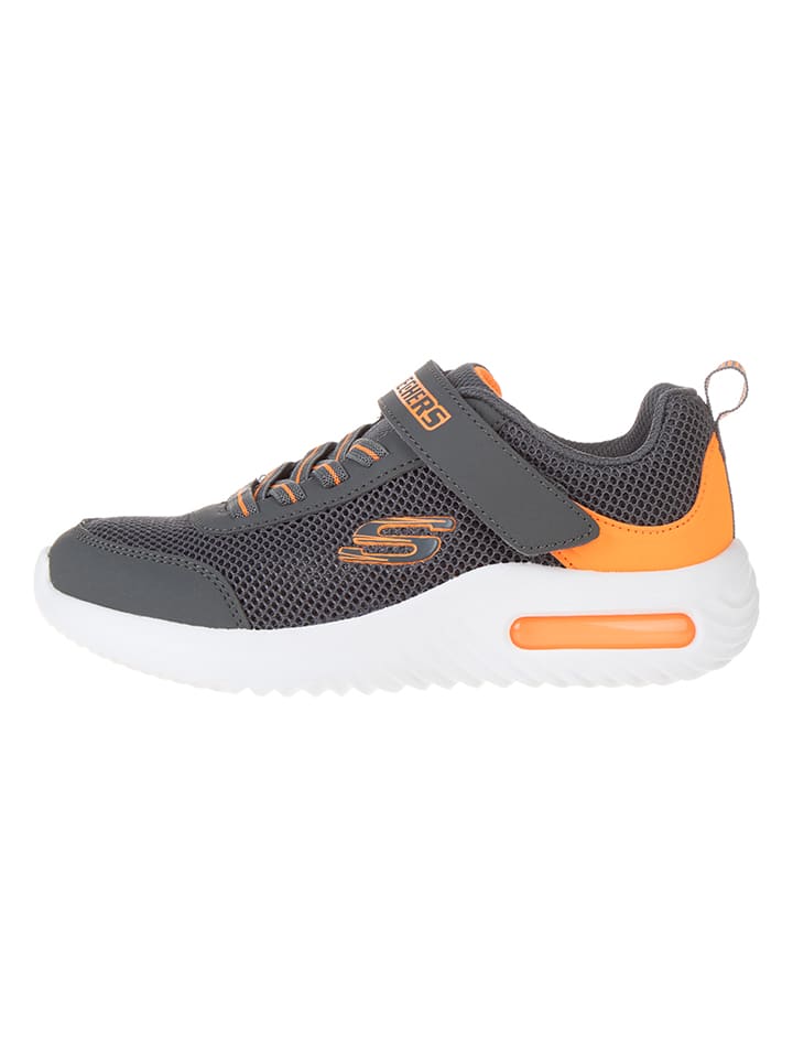 

Кроссовки на шнуровке Skechers, цвет anthrazit/orange