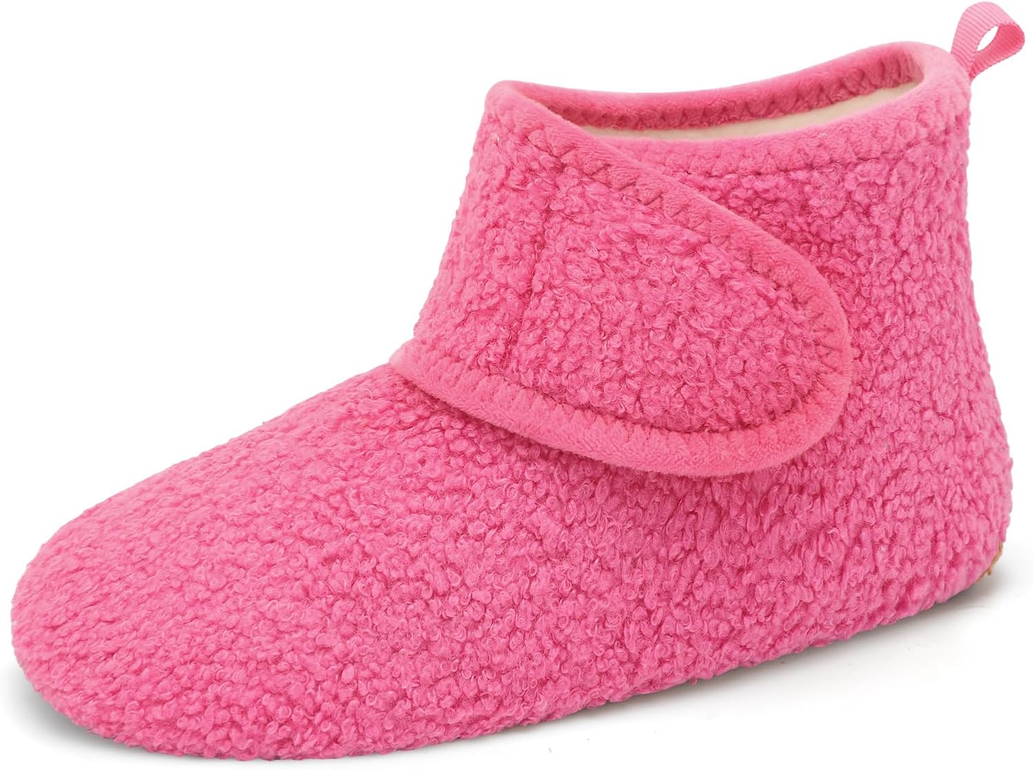 

Домашние тапочки L-RUN для женщин и мужчин, противоскользящие, теплые, для дома и улицы, легкие, можно стирать, розовый