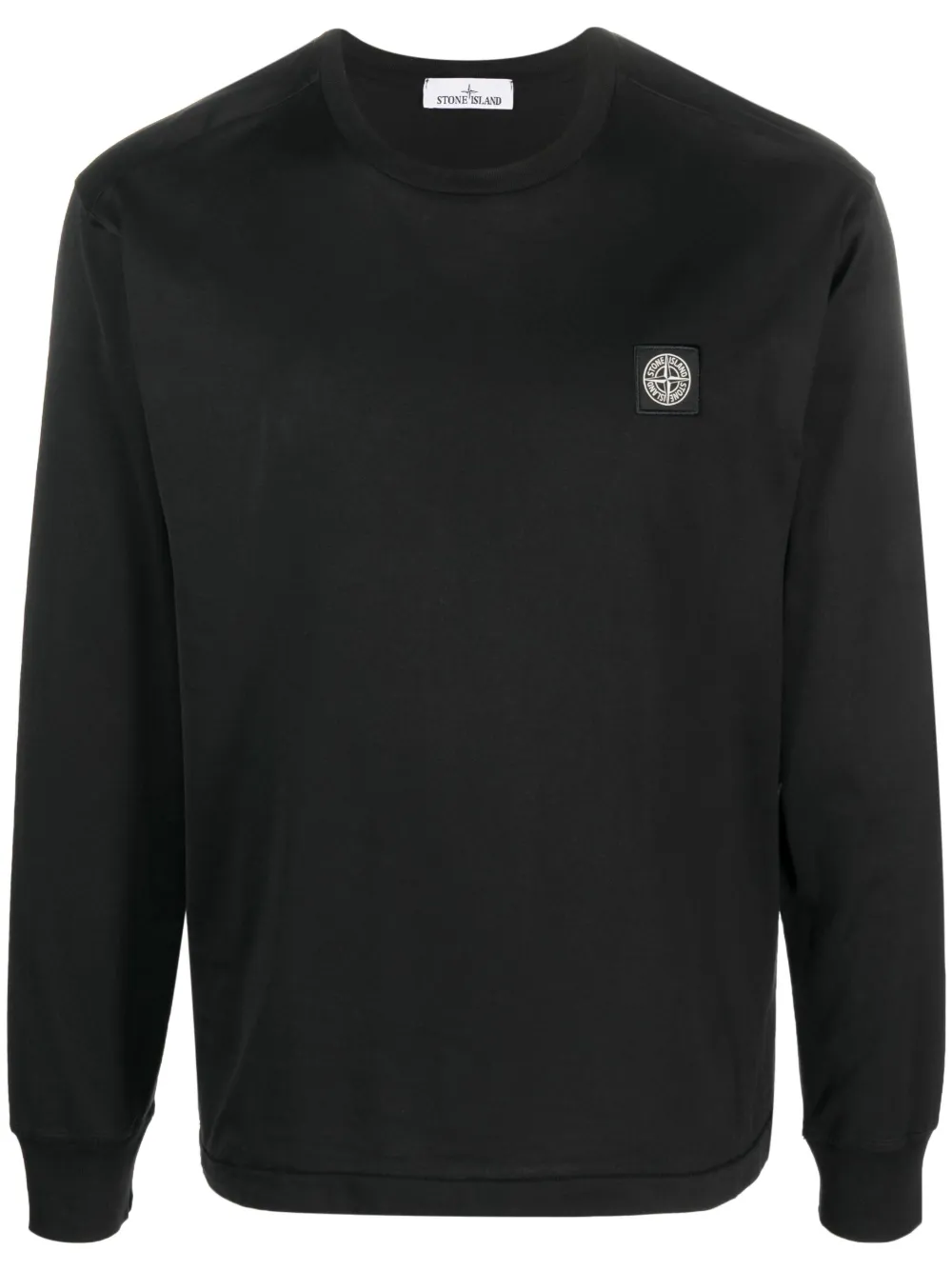 

Футболка с длинными рукавами и нашивкой Compass Stone Island, черный