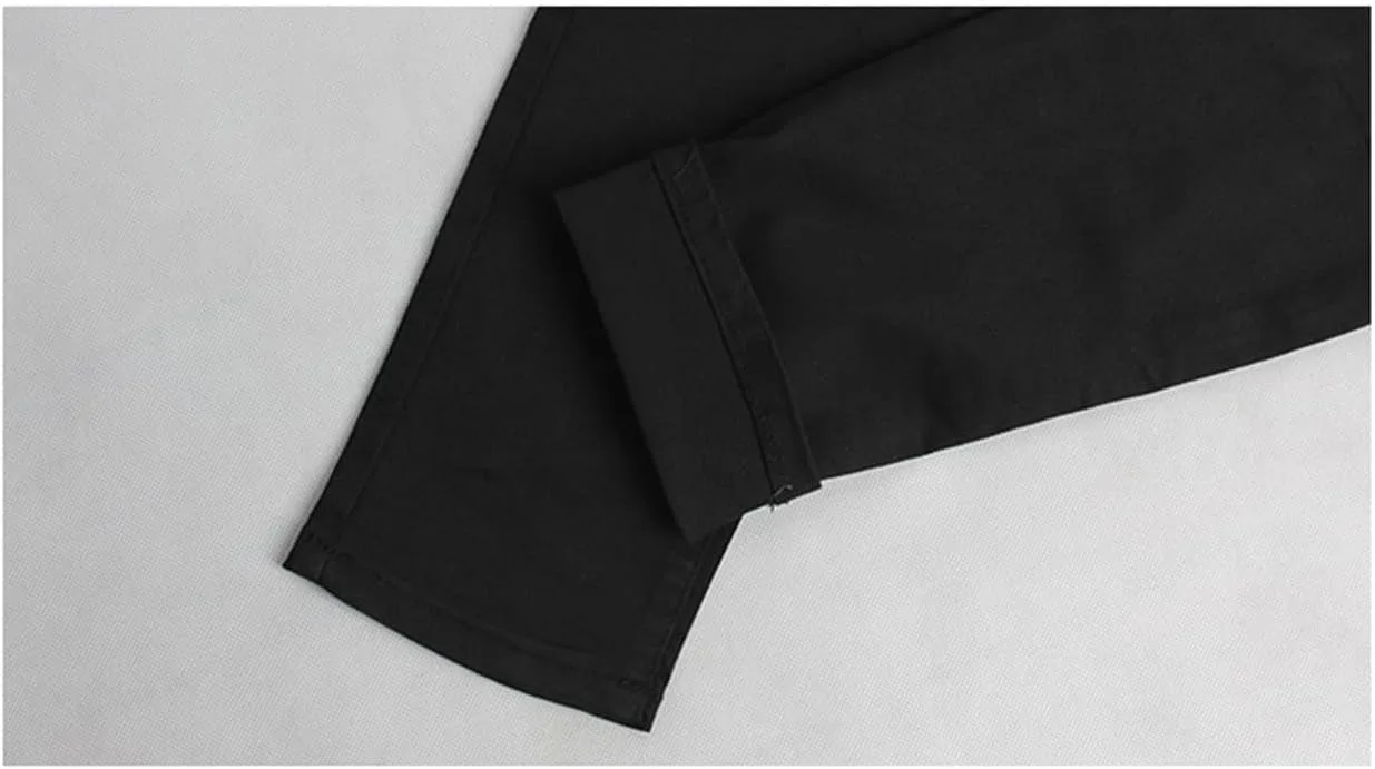 Andongnywell Женские джинсы Slim Fit с вышивкой и цветочным принтом — фото 3