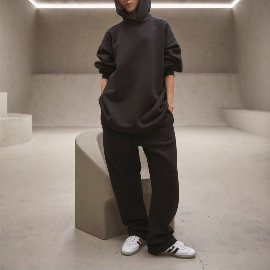 Спортивные брюки Fear of God Essentials SS22 Relaxed Sweatpants 'Stretch Limo' FOG-SS22-557, черный — фото 4
