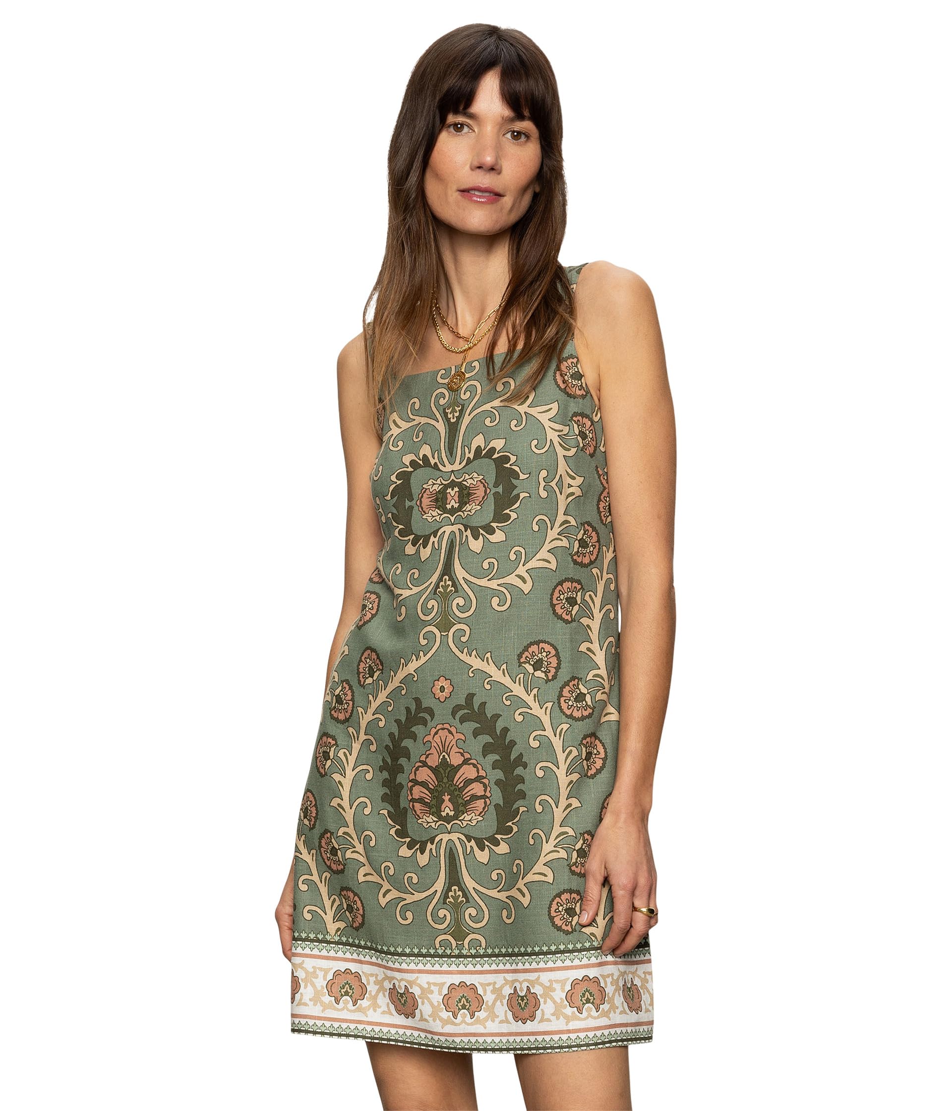 

Платье Sanctuary Tapestry Shift Dress, Mezzo Sage