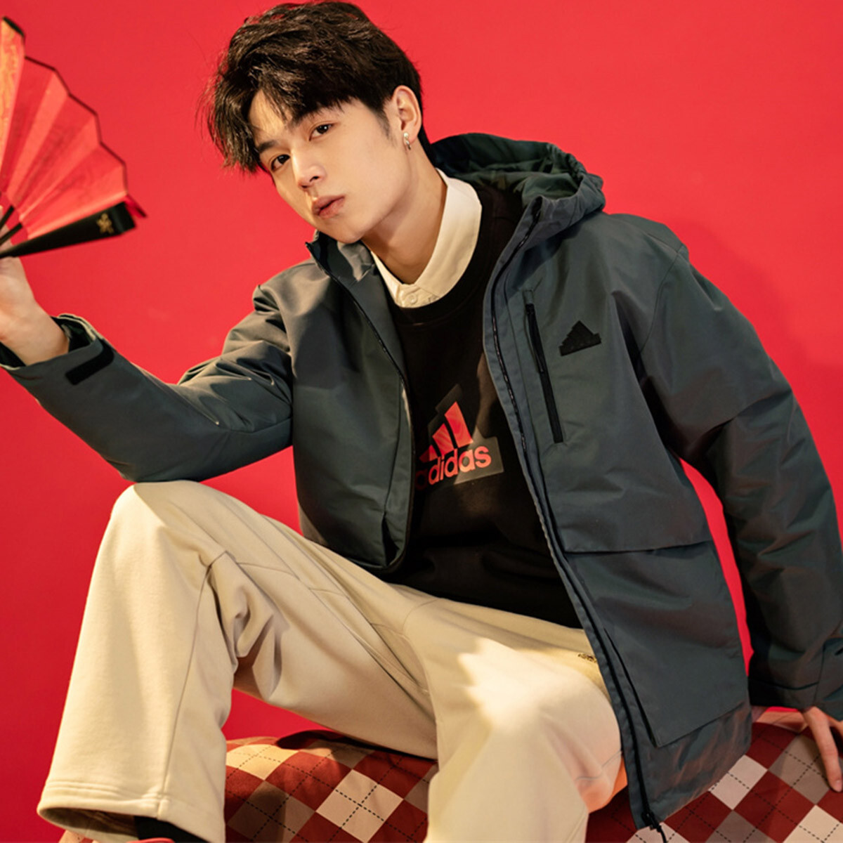 Куртка унисекс Ivy Coat+подарочный пакет Adidas, цвет Ivy Coat+Gift Bag — фото 3
