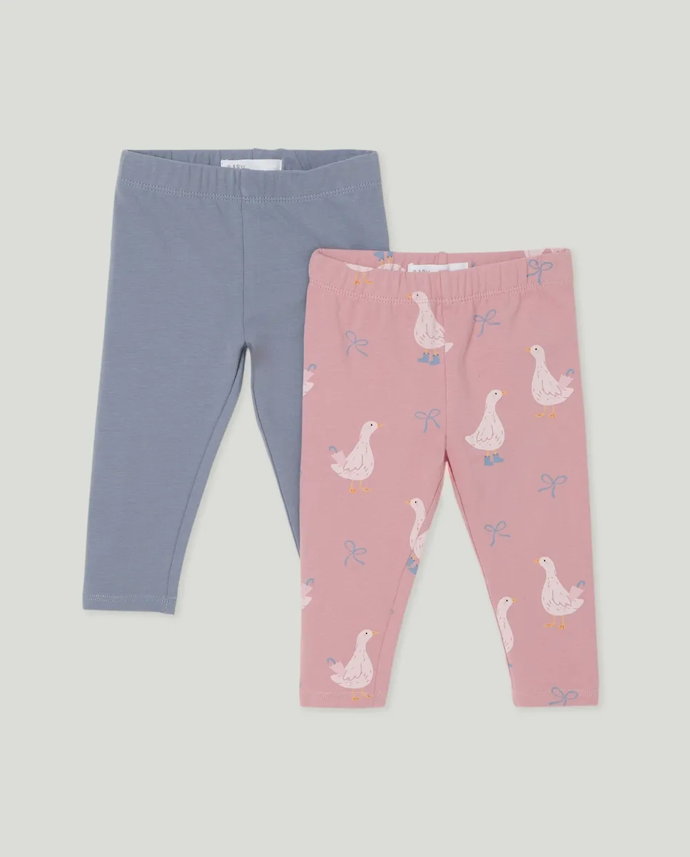 

Набор детских леггинсов с фантазийным принтом для девочки Baby El Corte Inglés, розовый