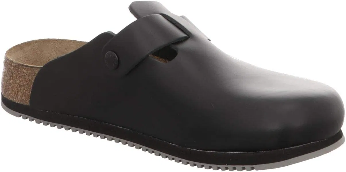 Рабочие сабо Birkenstock Boston унисекс, Black — фото 4