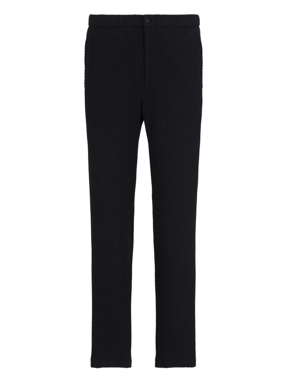 

Брюки с текстурным плетением EMPORIO ARMANI, синий