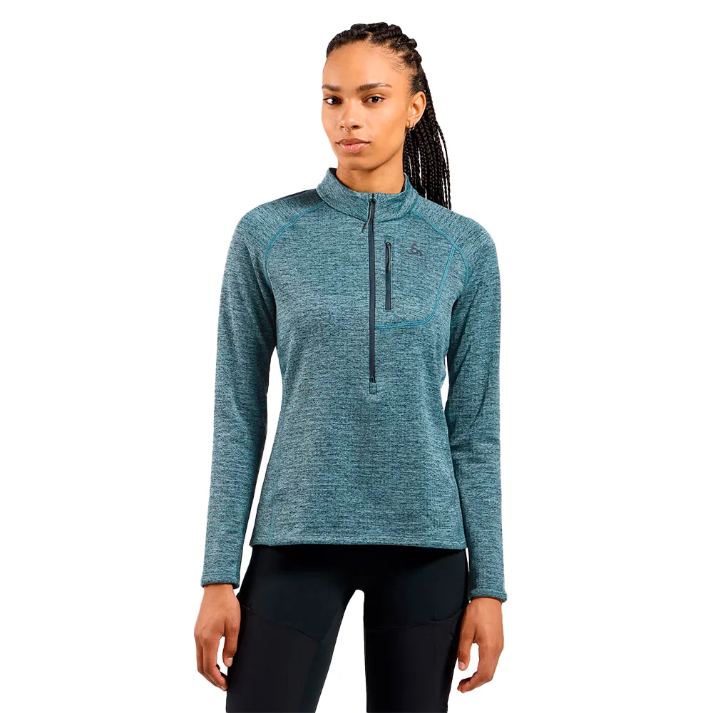 

Флис Odlo Tencia half zip, синий