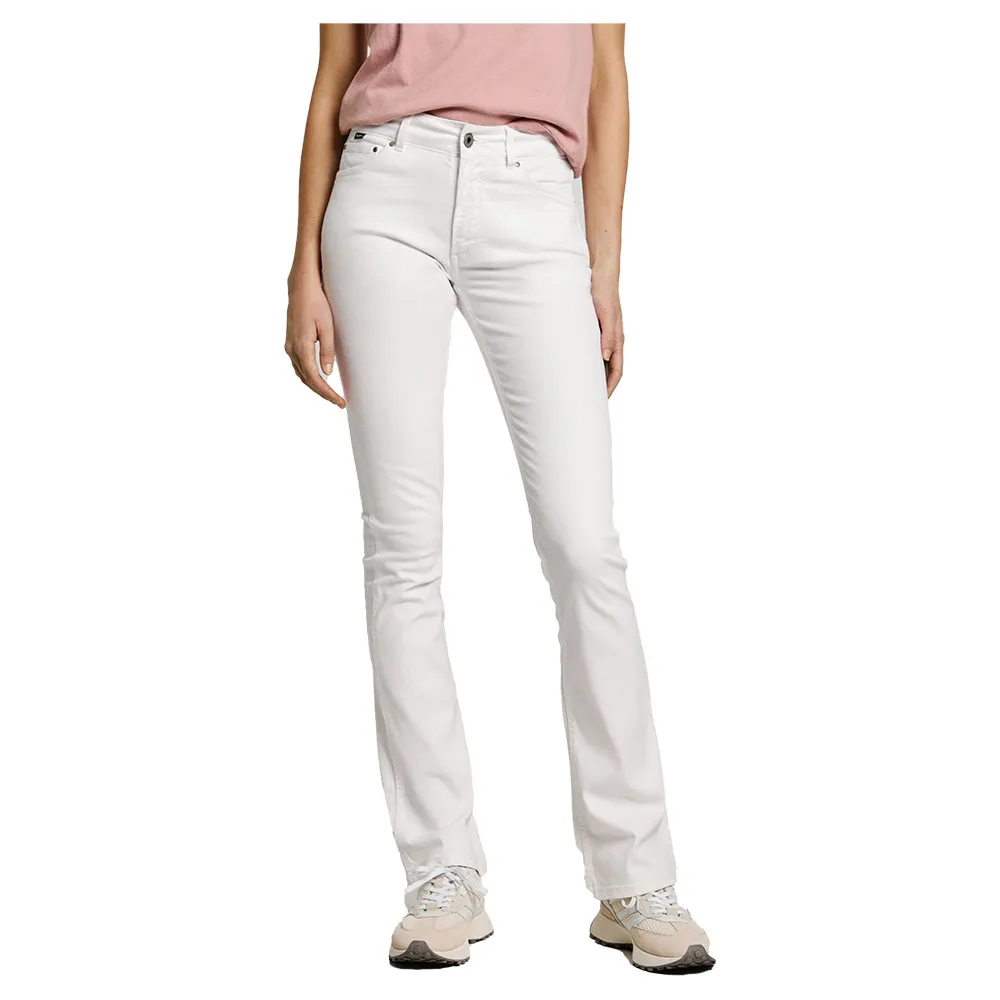 

Брюки Pepe Jeans Flare New Pimlico, белый