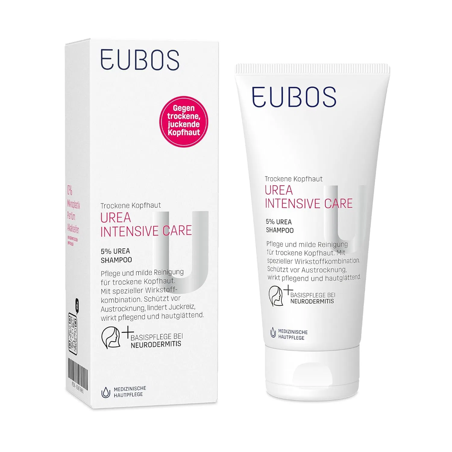 Шампунь Eubos 5% Urea для сухой кожи головы и ломких волос 200 мл Eubos