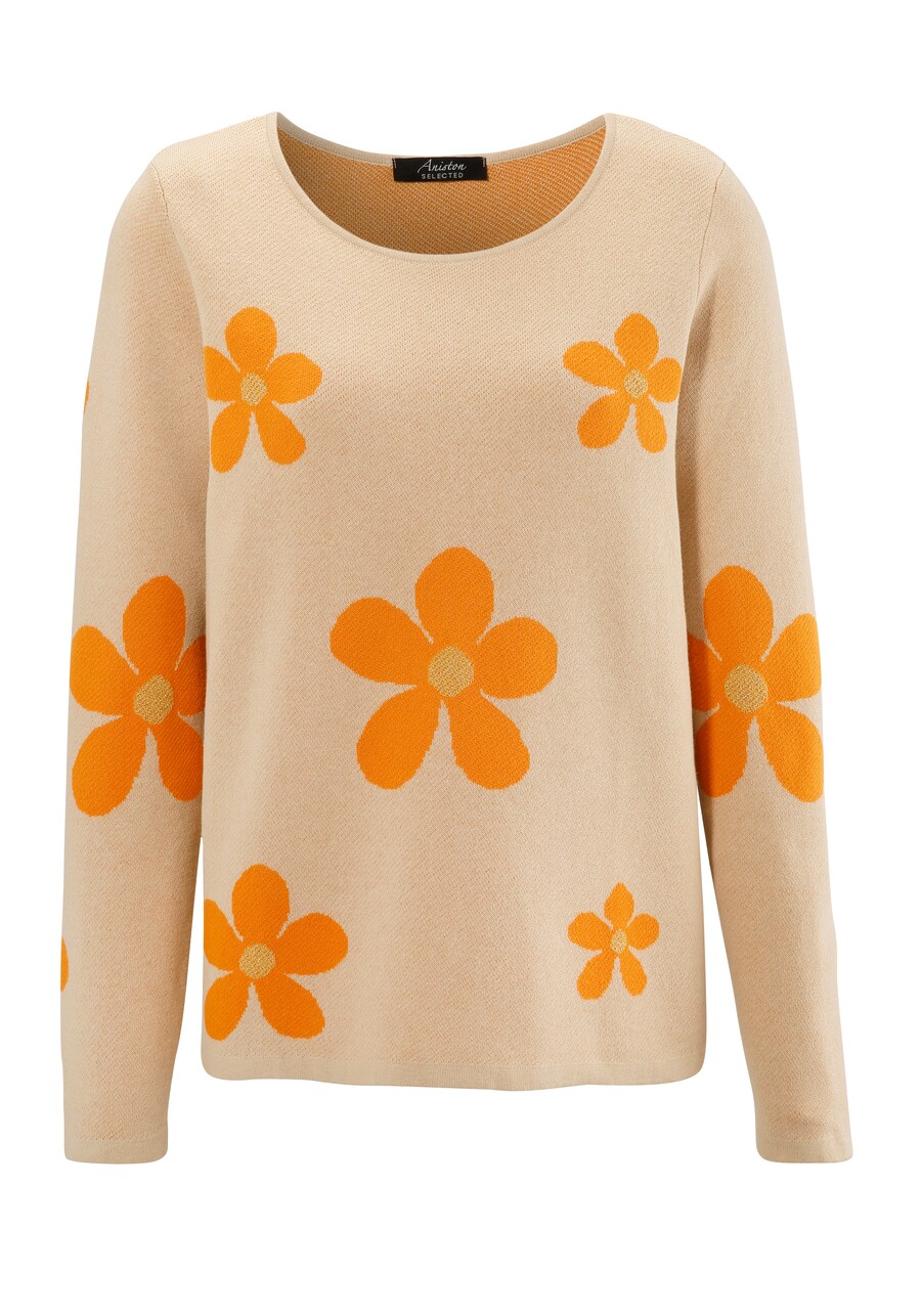 

Свитер Aniston SELECTED, Orange/Apricot/Light orange