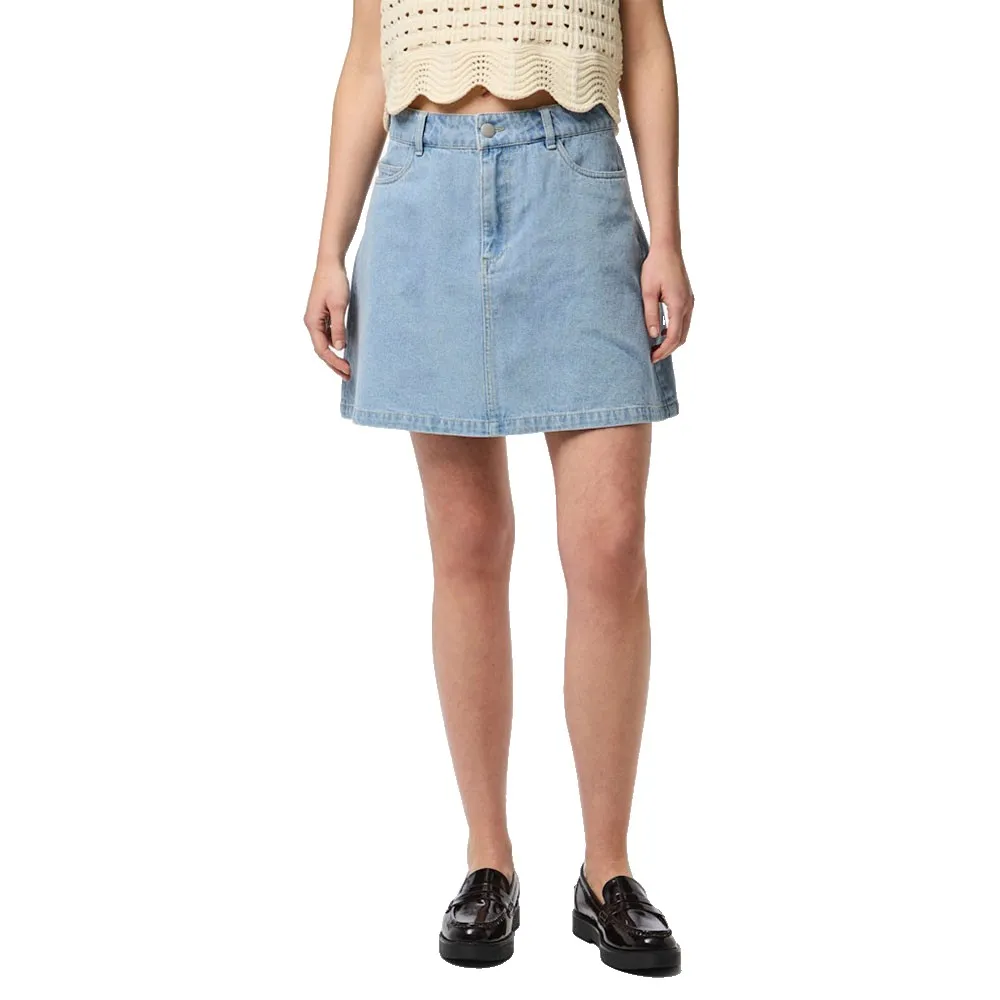 

Юбка Pieces Abbi denim skirt, синий