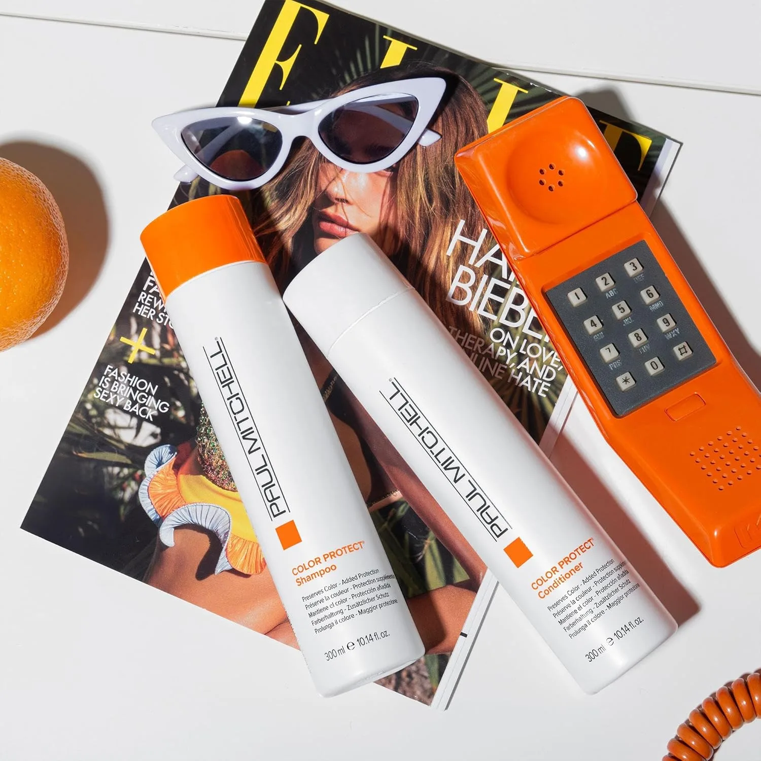 Шампунь и кондиционер Paul Mitchell Color Protect, предотвращают выцветание и придают блеск, для окрашенных волос, 950 мл, набор. — фото 2