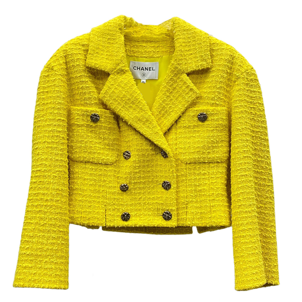 

CHANEL Женская желтая куртка, Yellow