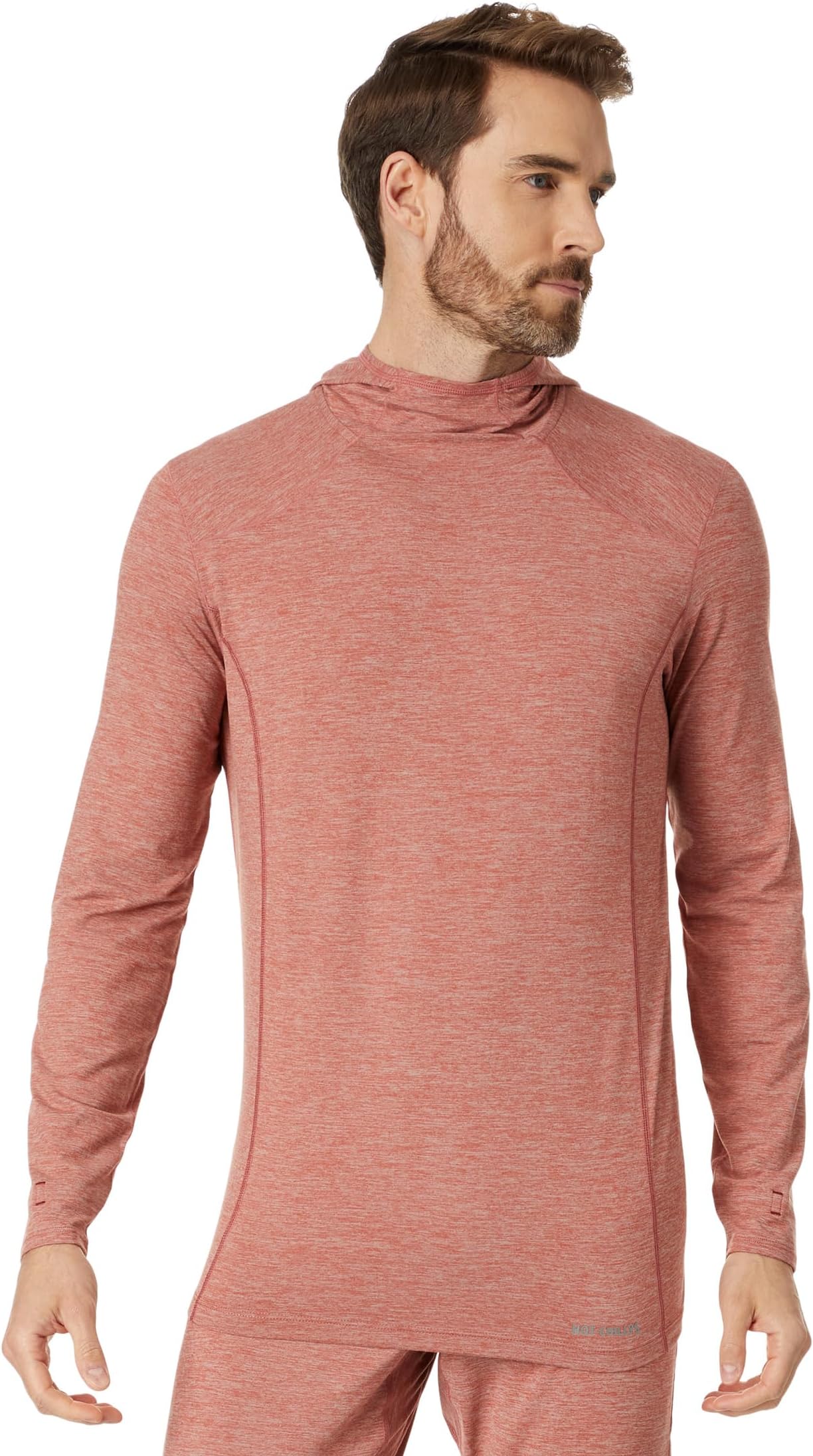 

Толстовка Hot Chillys Clima-Tek Hoodie, цвет Redwood Heather