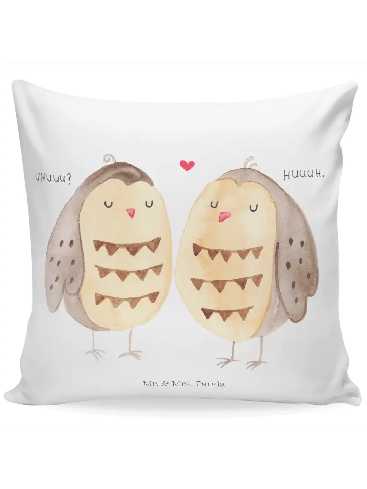 

Подушка Mr. & Mrs. Panda, белый