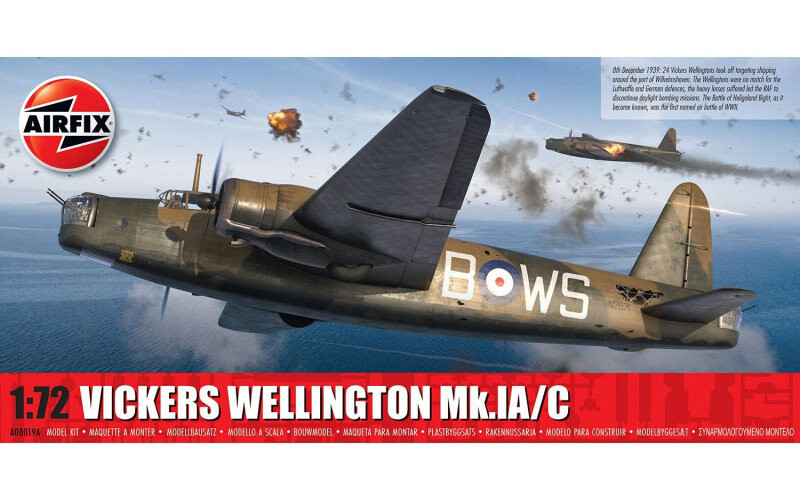 

Airfix, Модельный комплект, Vickers Wellington Mk.ia/c 1/72