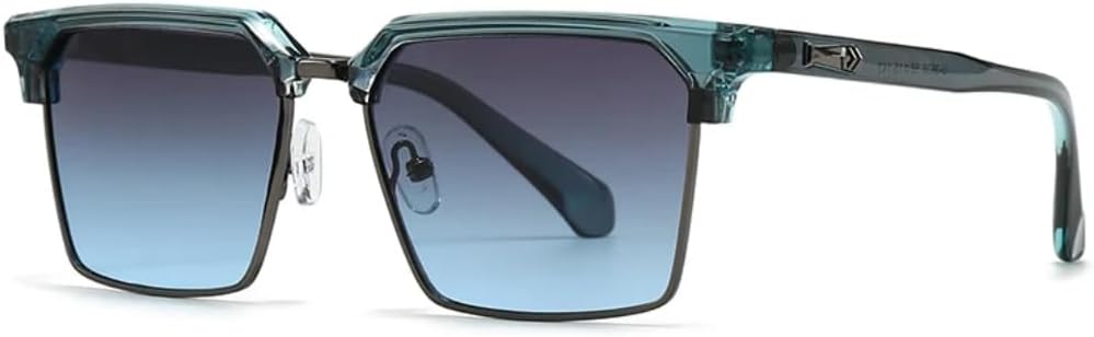 

Солнцезащитные очки с защитой UV400 | Компактная легкая оправа, градиентные линзы | Для женщин и мужчин, для занятий спортом на открытом воздухе и вождения DSVIGF, Blue