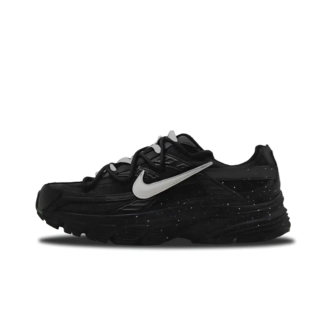 

Nike Инициатор амортизация, износостойкие низкие повседневные городские кроссовки для мужчин black silver