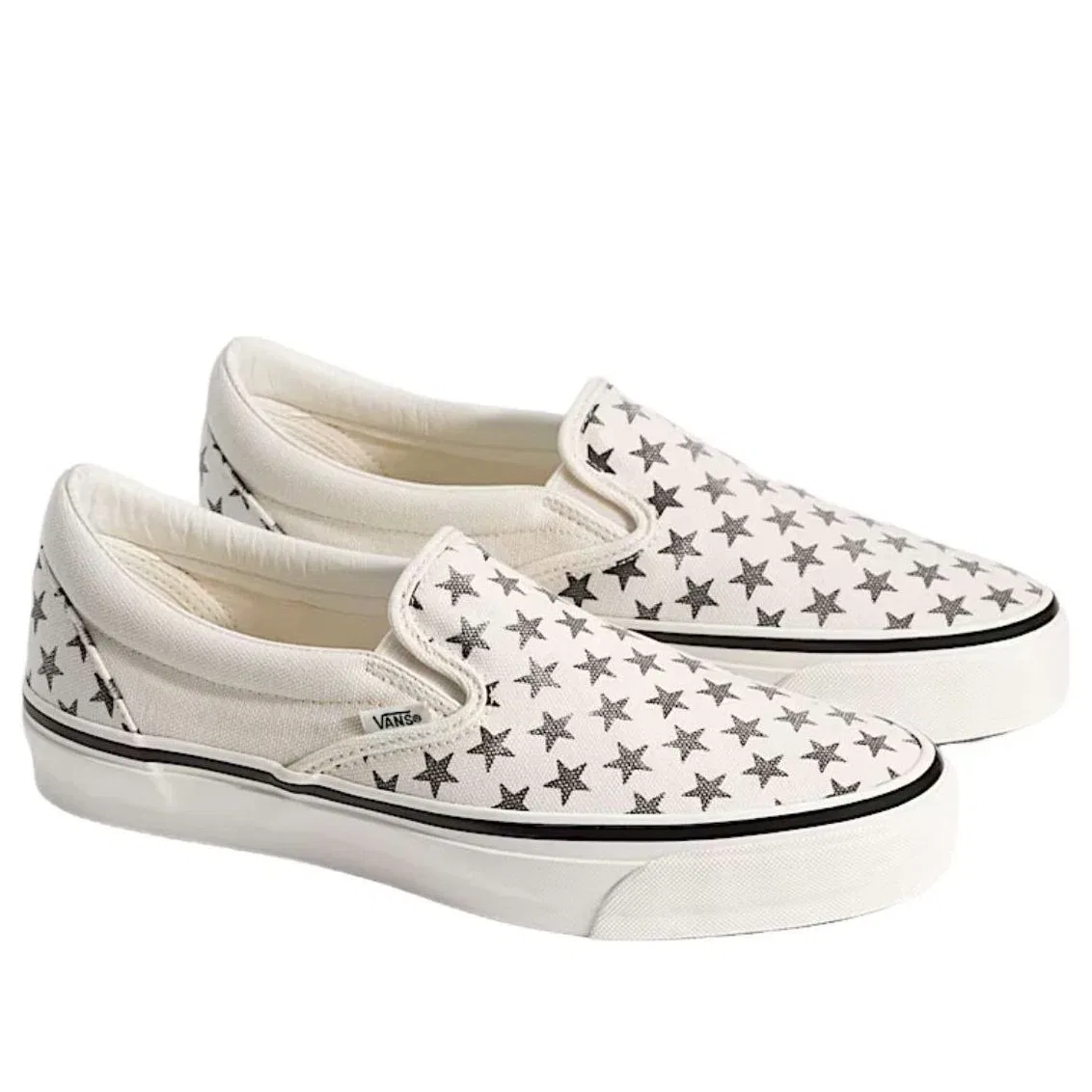Слипоны Vans Premium Classic Slip-On 'Marshmallow White Black' VN000Z7ZKIG, белый — фото 2