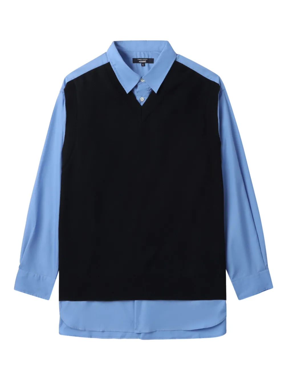 

Многослойный жилет Comme des Garçons Homme, синий