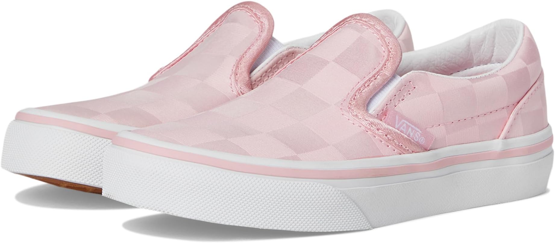

Кроссовки Vans Kids Classic Slip-On, цвет Satin Rose Pink/White