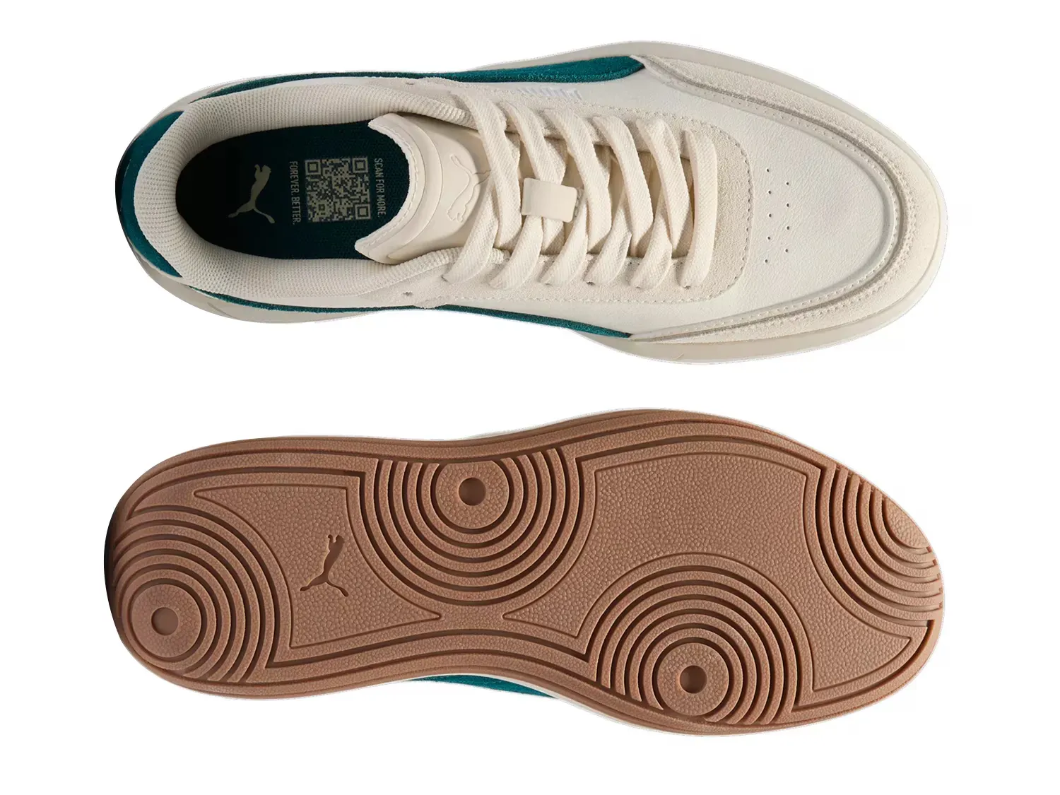 Кроссовки Club Pearl - женские Puma, White/Green — фото 3
