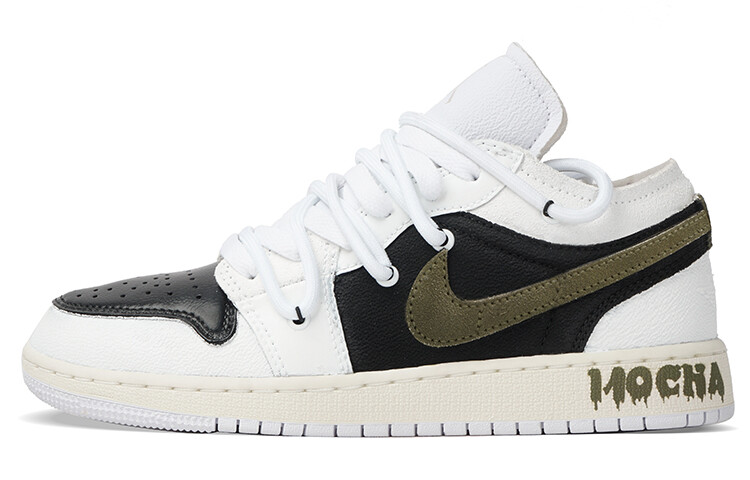 

Jordan Air Jordan 1 винтажные баскетбольные кроссовки женские, White/Green