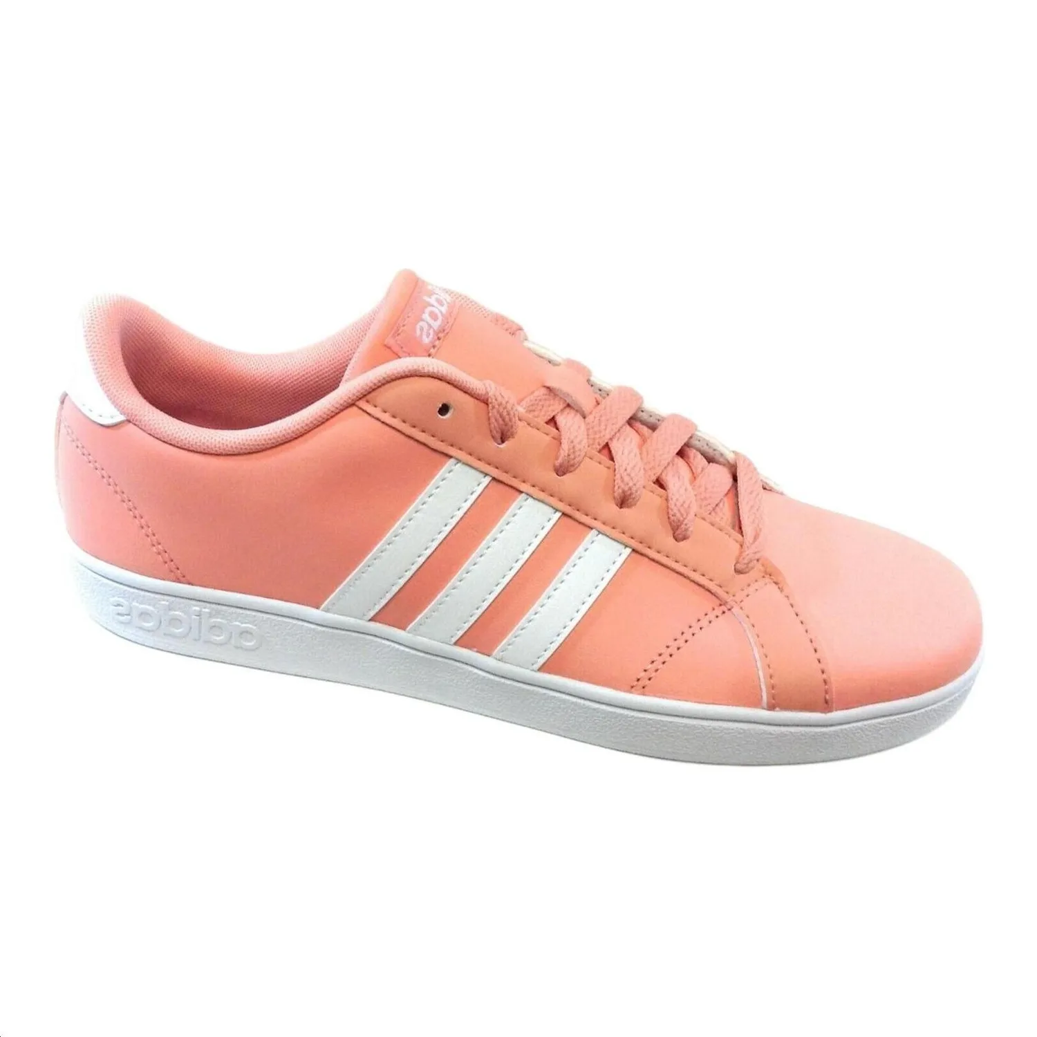 Adidas Neo Кроссовки для скейтбординга Baseline Slip Resistant Cushioning Low top Pink White для детей и подростков — фото 4