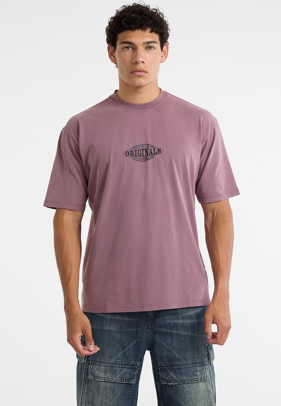 

Футболка Guess with printed logo, Violett/Purple, Фиолетовый, Футболка Guess with printed logo, Violett/Purple