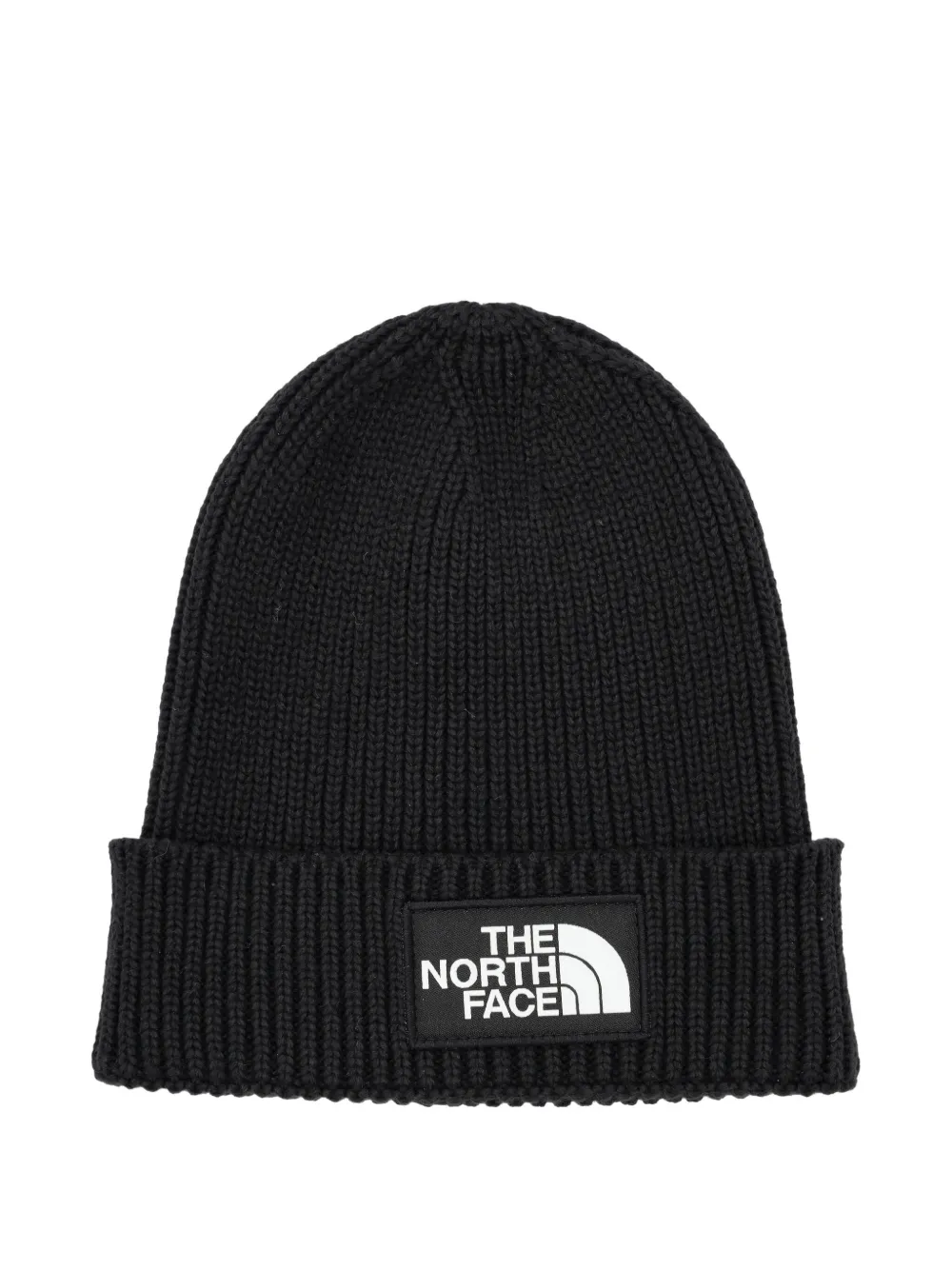 

Ребристая шапка с логотипом The North Face Kids, черный