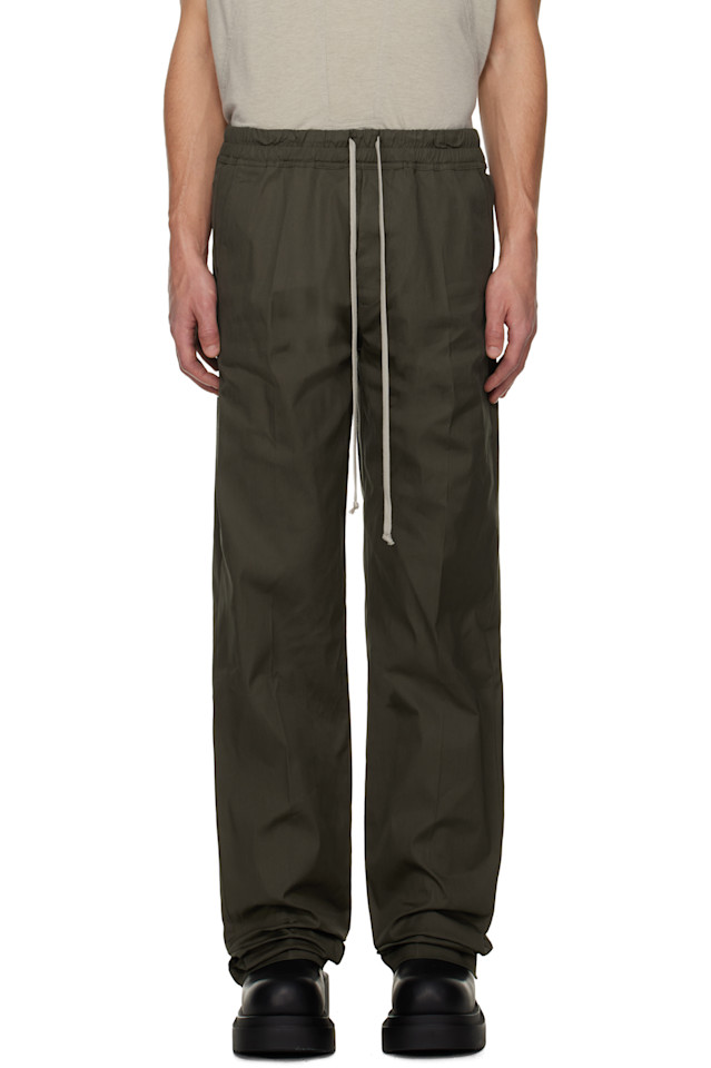 

Rick Owens Хаки конкордианс дитрих брюки на шнуровке