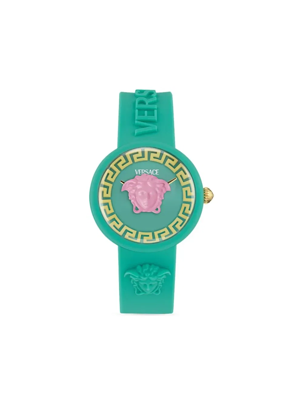 Наручные часы Floating Medusa Versace Kids, зеленый