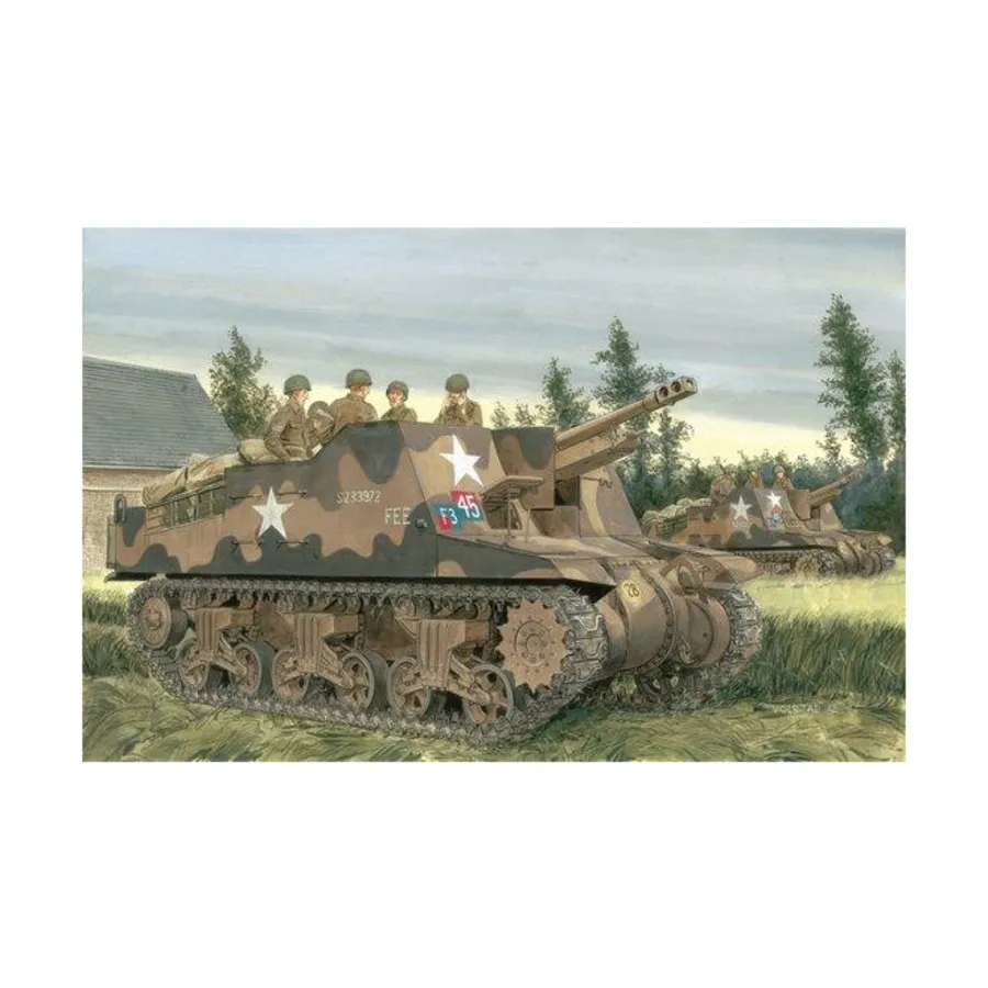 

Sexton II 25pdr SP на гусеничном ходу, Dragon Models - '39 to '45 Series - United Kingdom (1:35)