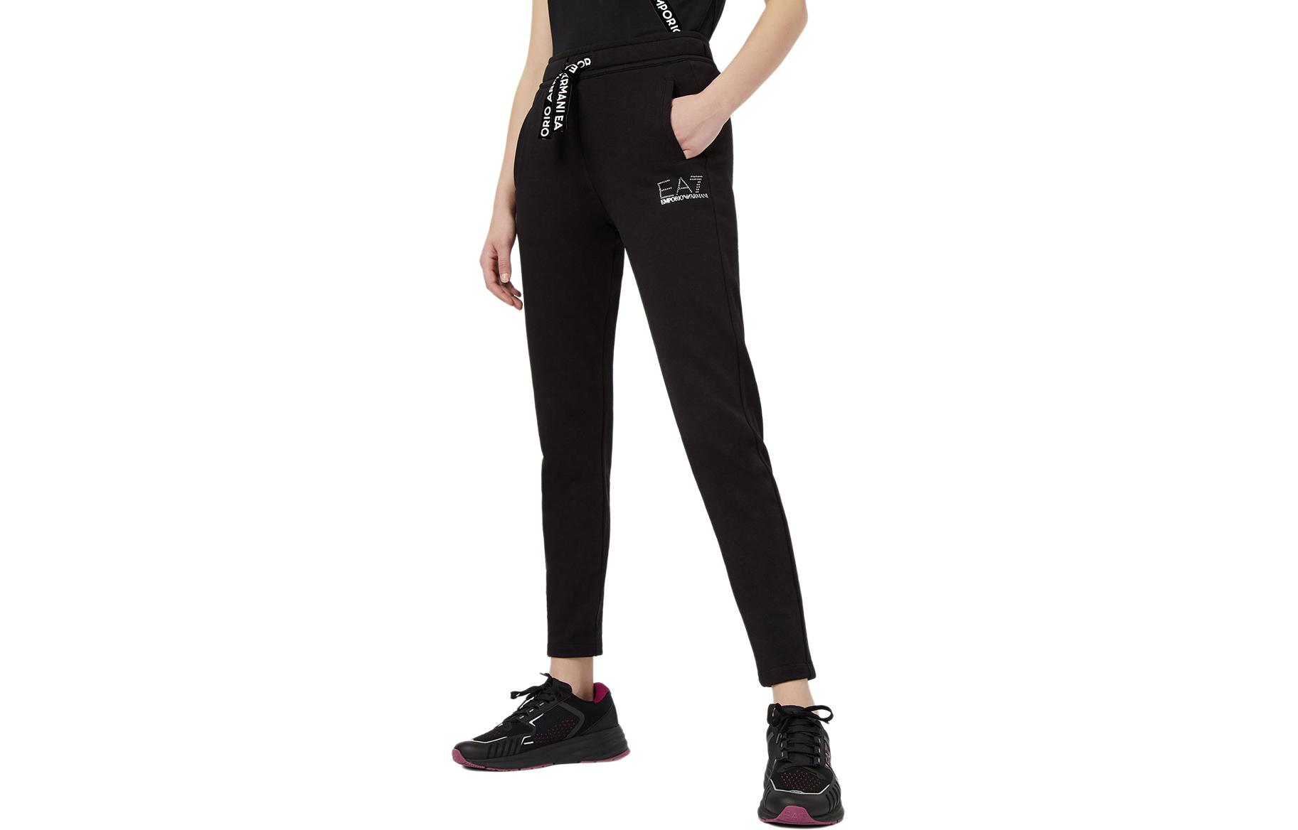 

EMPORIO ARMANI Женские повседневные брюки EA7, черные