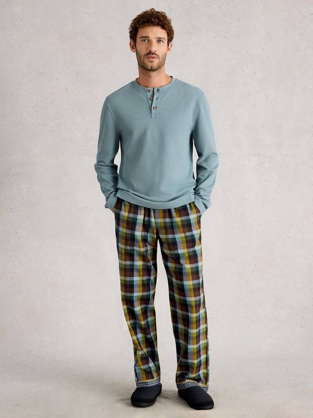 

Хлопковая пижама-хенли White Stuff, Light Blue