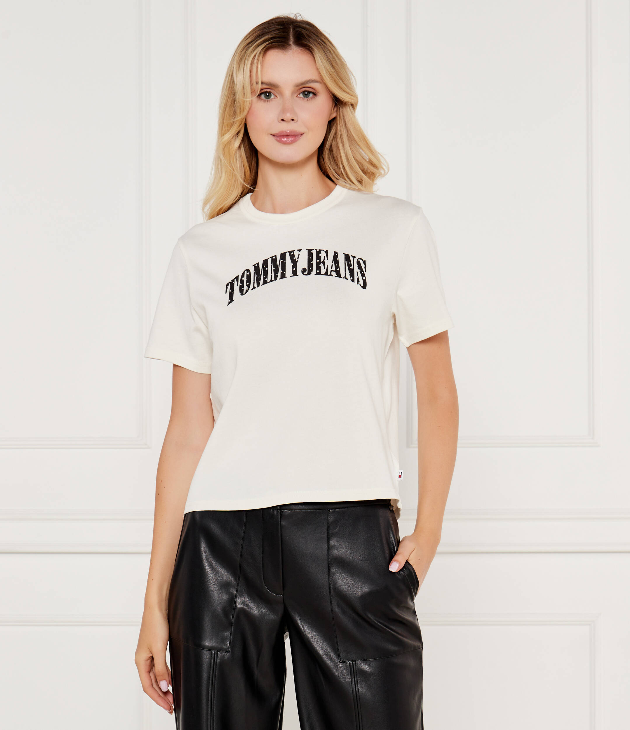 

Футболка Tommy Jeans STARDUST Loose fit, экрю