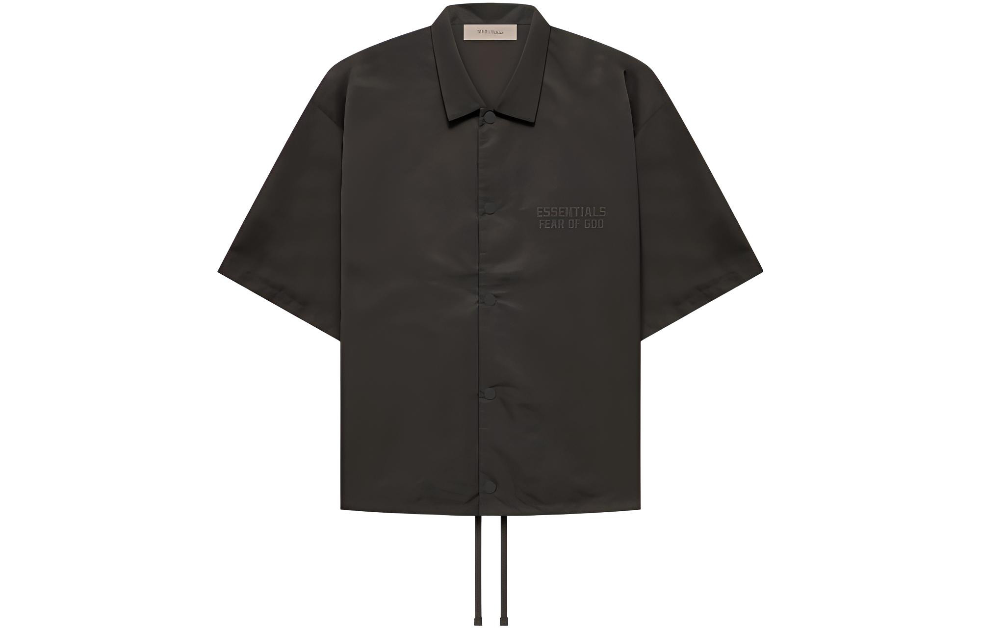 

Футболка из нейлона Fear Of God Essentials, серо-черная