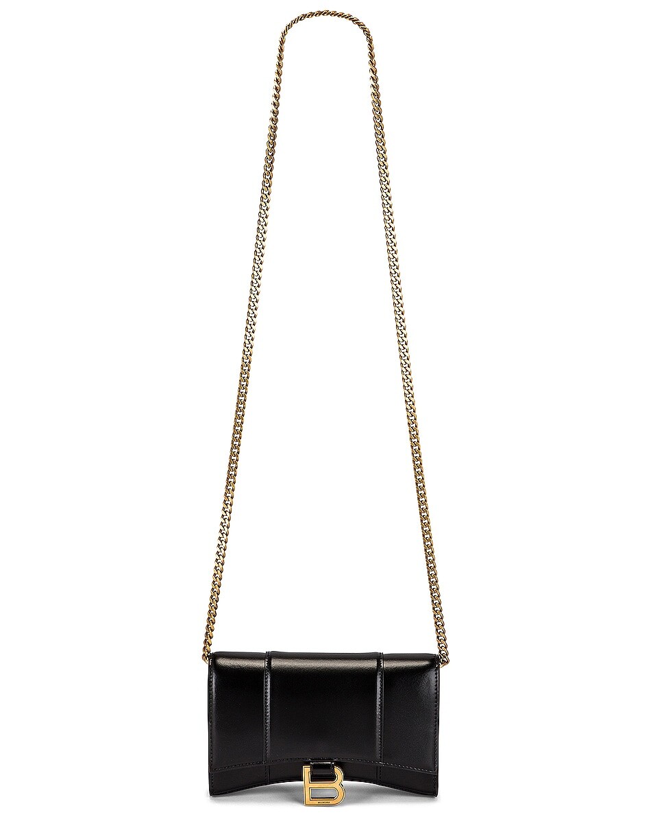 

Кошелек на цепочке Balenciaga, черный
